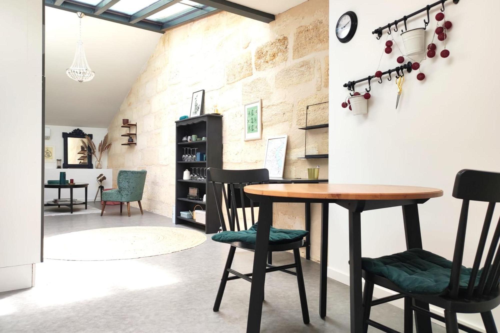 Beautiful Duplex With Ac - Place Du Palais Bordeaux Exterior foto